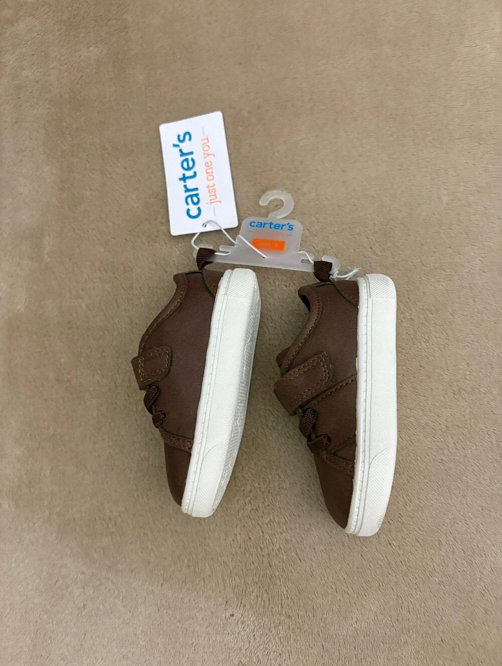 Carter's Just One Toddler Brown Sneakers Size 3